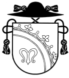 Logo Svátost křtu - Římskokatolické farnosti Velhartice, Čachrov, Hlavňovice, Kolinec, Železná Ruda
